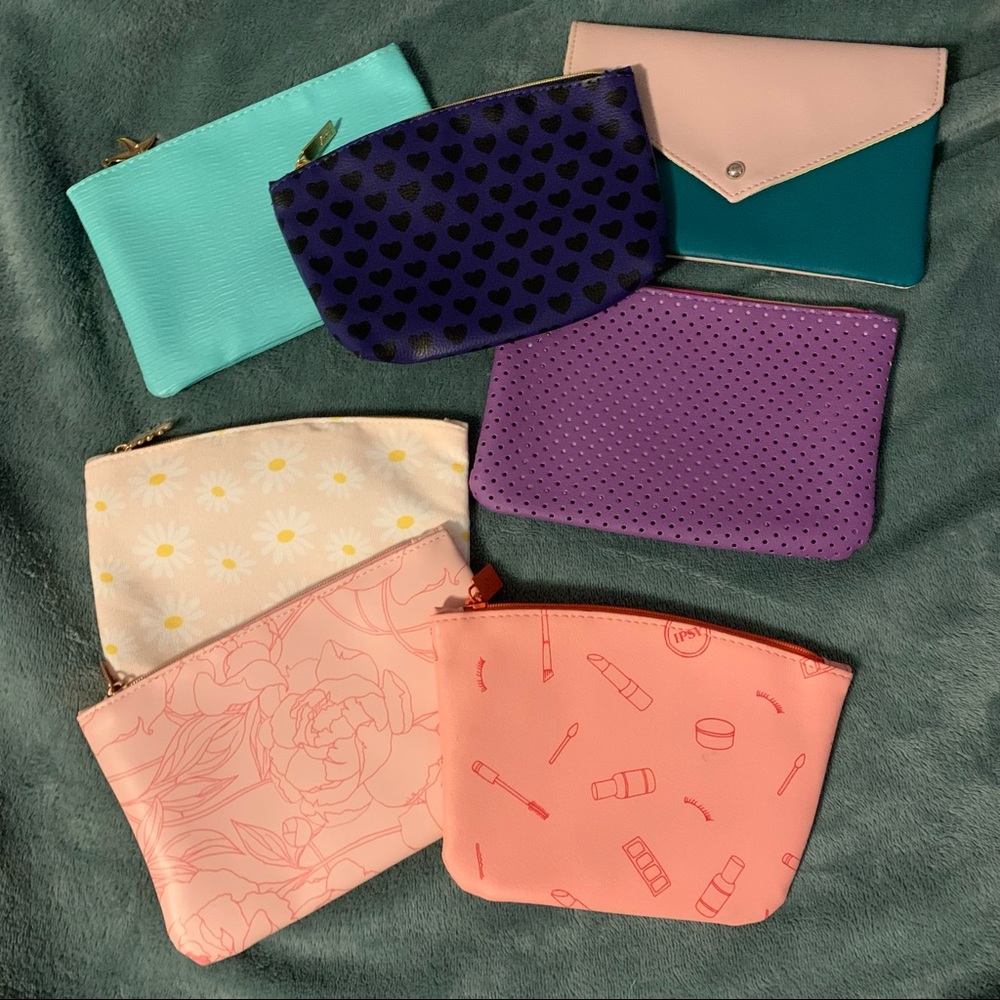 Lot of 7 Ipsy bags